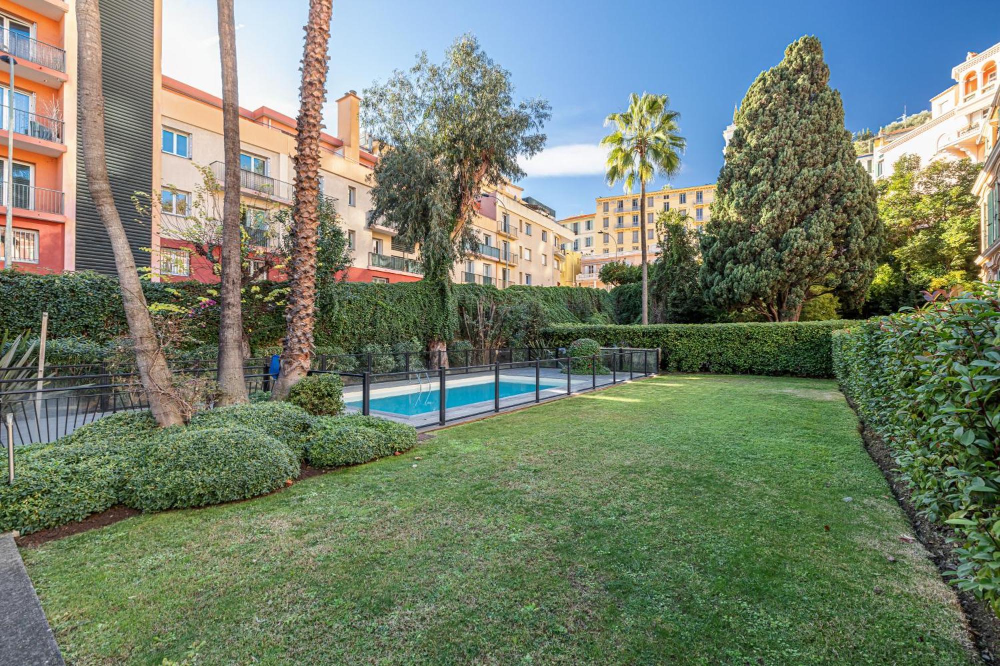 Inter Superb Studio Piscine 5 Min Gare Menton Bagian luar foto